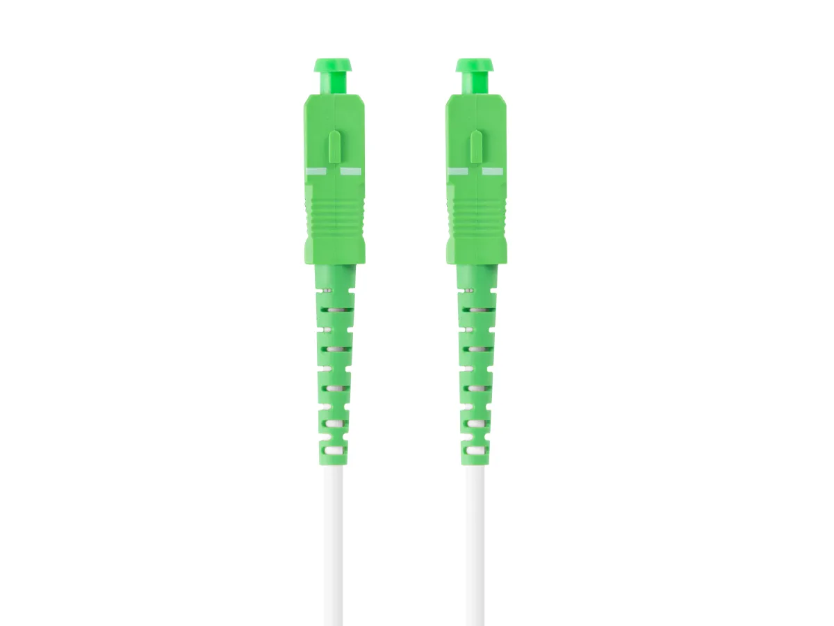Lanberg FO-SASA-SS21-0150-WH Cable de fibra óptica e InfiniBand 15 m SC Blanco