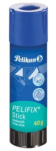 Pelikan Pelifix Pegamento En Barra 40Gr - Ideal Para Papel, Cartulina, Fotografias Etc... - Facil Apertura