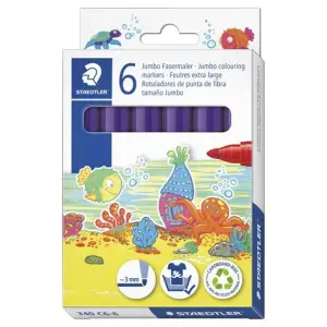 Staedtler Rotulador Noris Club Grueso Violeta Estuche 6 Unidades