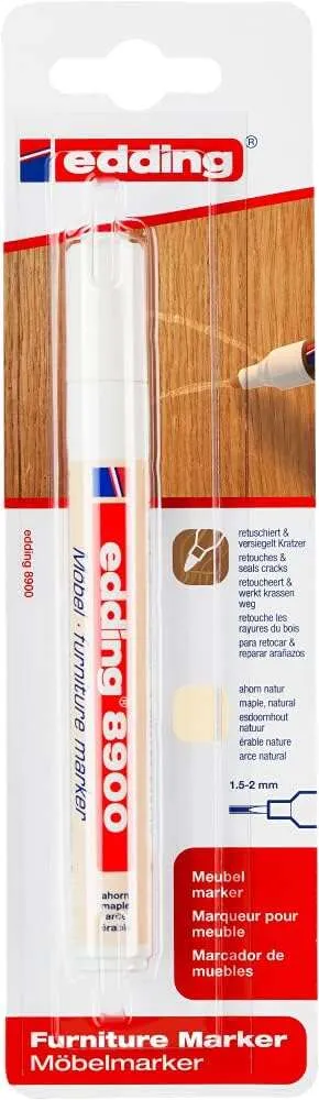 Edding 8900 Rotulador Permanente para Muebles 1.5-2mm Color Arce Natural