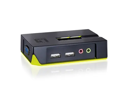 Conmutador Automatico Sobremesa Level One V/T/M 1A2 Cpus Usb Con Audio Cables Incluidos