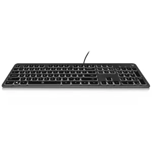 Ewent Teclado USB QWERTY PT Retroiluminado Teclas Silenciosas 1.5m Negro