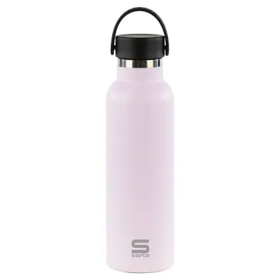 Safta Botella Termo 600ml Acero Inoxidable Asa Superior Color Violeta