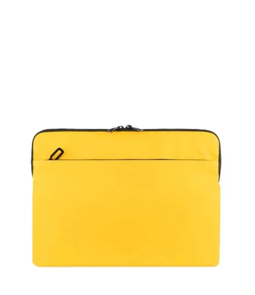 Tucano Gommo Sleeve Funda Portátil 15,6" Impermeable Amarillo con Bolsillo para Accesorios