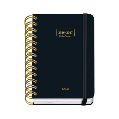 Dohe Agenda Escolar 26/27 A6 Día Página Papel Offset 80g Cubierta Cartón Negro