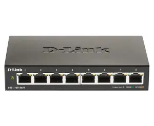 D-Link DGS-1100-08V2 Switch Semigestionable 8 Puertos Gigabit