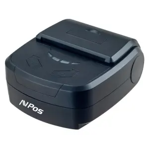 AVPos Impresora Térmica Portátil Rugerizada 80mm 70 mm/S BT y USB Color Negro