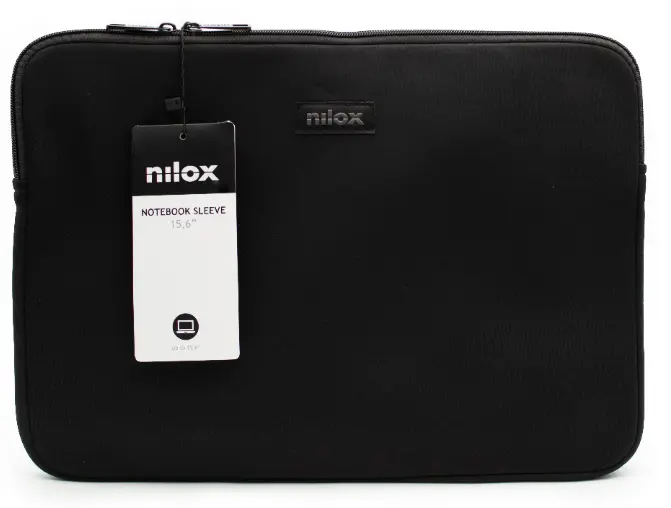 Nilox Funda Color Sleeve Portátil 15,6" Negra