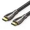 Vention Cable HDMI 2.0 4K ARC 3m Conectores Chapados en Oro Chaqueta Trenzada Negra