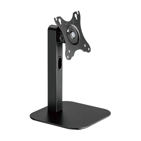 AISENS Soporte de Mesa Eco Giratorio e Inclinable Para Monitor de 10"-24", Negro