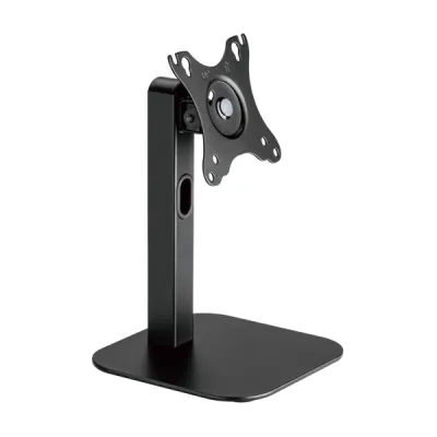 AISENS Soporte de Mesa Eco Giratorio e Inclinable Para Monitor de 10"-24", Negro