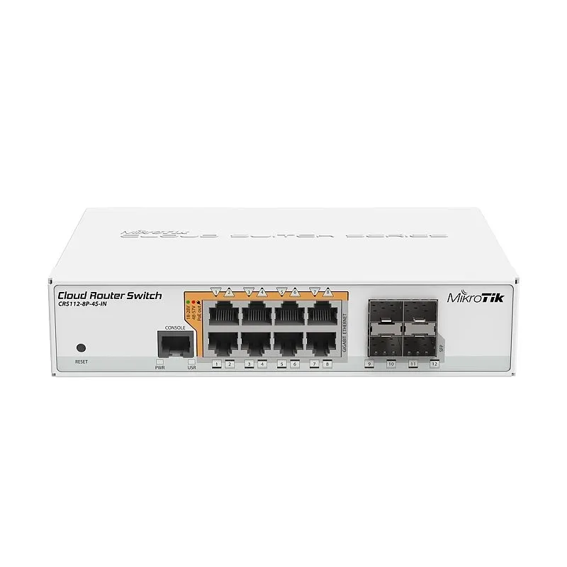 Mikrotik Crs112-8P-4S-In Switch 8Xgb 4Xsfp L5