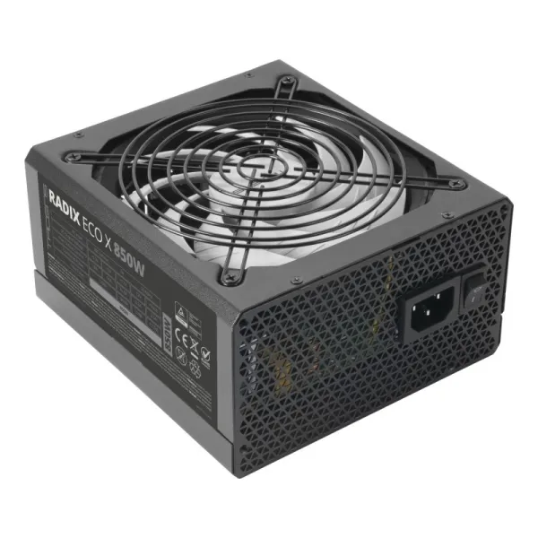 TACENS Radix Eco 850W Fuente de Alimentación APFC 87% Eficiencia Ventilador 140mm 10dB