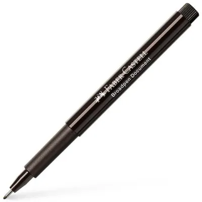 Faber Castell Rotulador Broadpen Document 0.8mm Negro
