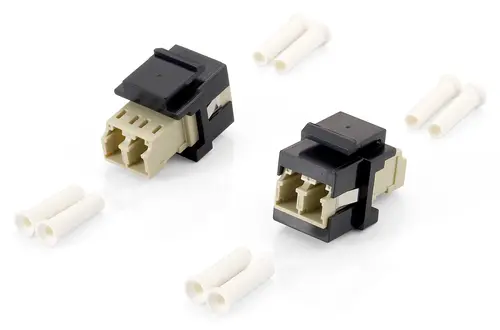Kit 8 Uds Adaptador Fibra Optica Keystone Lc Duplex