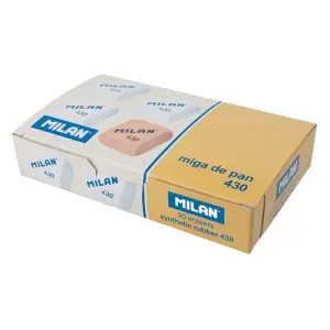 MILAN GOMA 430 MIGA DE PAN -CAJA 30U- | Papelería y Oficina