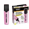 Ingraf Marcador Fluorescente Punta Biselada 2-5mm Tinta Base Agua Color Rosa