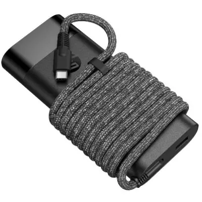HP Cargador USB-C 110W Para Portátil Con Ajuste Automático De Voltaje - Negro