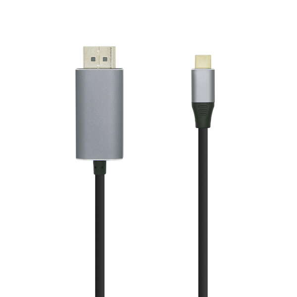 Aisens Cable Conversor Usb-C A Displayport 4K@60Hz - Usb-C/M-Dp/M - 0.8M - Color Negro