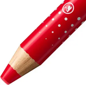 Stabilo MARKdry Marcador para Pizarra Rojo - Mina XXL 10mm - Madera 100% Certificada PRFC