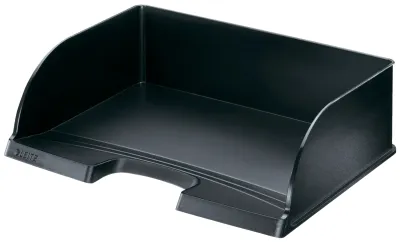 Leitz Plus Jumbo Bandeja Portadocumentos Gran Capacidad Acceso Apaisado Negro