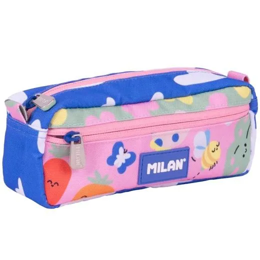 Milan Portatodo Rectangular 2 Cremalleras Serie Especial Green & Grow