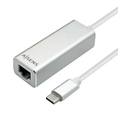 Aisens Conversor USB 3.1 Gen 1 USB-C a Ethernet Gigabit 10/100/1000 Mbps 15 cm