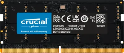 Sodimm Ddr5 32Gb 4800Mhz Crucial Ct32G48C40S5