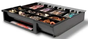 Safescan 4141T1 Cajón Portamonedas Robusto con Doble Conectividad y Fácil Instalación