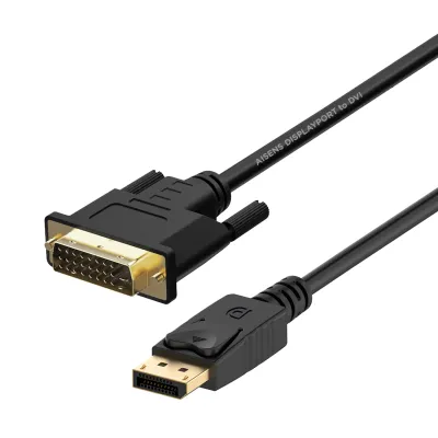Aisens Cable Displayport A Dvi, Dp/M-Dvi/M Negro 2 Metros