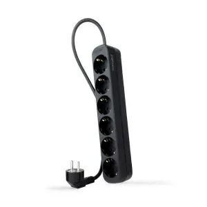 Nanocable Regleta De Enchufes 6 Tomas 1.4 M Negro