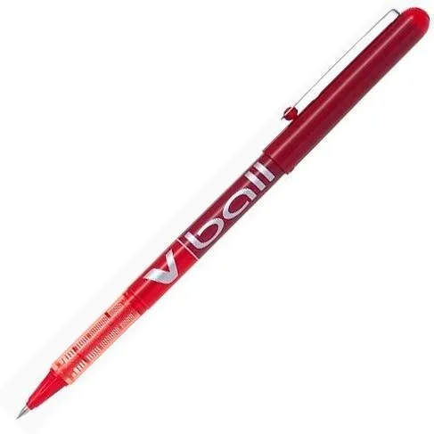 Pilot Roller Tinta Líquida V-Ball 05 Rojo
