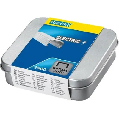 Rapid Grapas Optima HD70 Galvanizadas Caja de 2500 Unidades