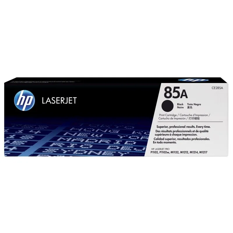 HP Tóner Láser Negro Nº 85A Compatible con P1100, P1102, P1002, P1132, M1210