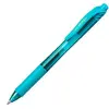 Pentel Bolígrafo EnerGel Retráctil Punta 0.7mm Azul Claro Caja 12 Unidades