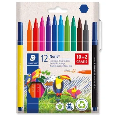 Staedtler Rotuladores Noris 326 C/Surtidos Estuche 10+2 Ud De Regalo
