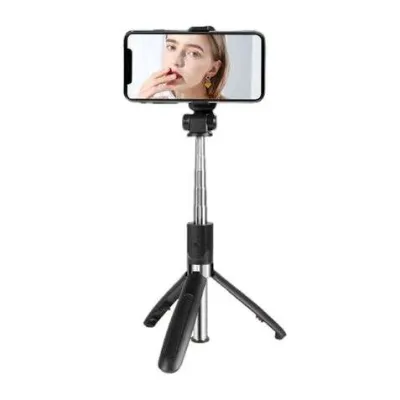 XO Trípode Plegable con Palo Selfie Bluetooth - Altura Máxima 680mm