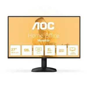 AOC 27B31H Monitor 27" LED IPS FullHD 120Hz - Respuesta 1ms - HDMI, VGA - VESA 100x100mm - Color Negro