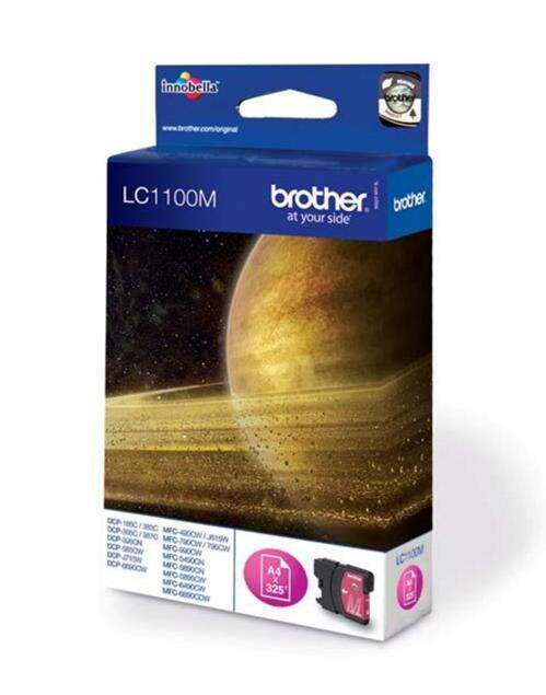 Brother Lc1100 Magenta Cartucho De Tinta Original - Lc1100M