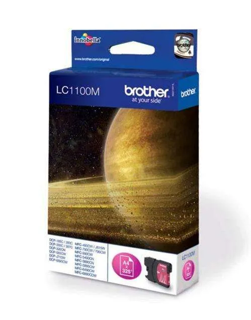 Brother Lc1100 Magenta Cartucho De Tinta Original - Lc1100M