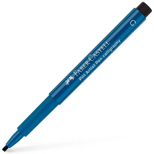 Faber Castell Rotulador Permanente Pitt Artist Pen Calligraphy 2.5Mm Azul De Idantreno