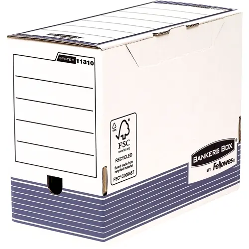 Fellowes Bankers Box Pack de 10 Cajas de Archivos A4+ Fastfold 24.9x14.3x33cm FSC