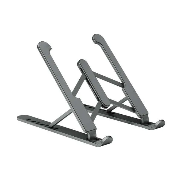 Aisens Soporte De Sobremesa Ajustable Para Portatil / Tablet Oscuro - Color Gris