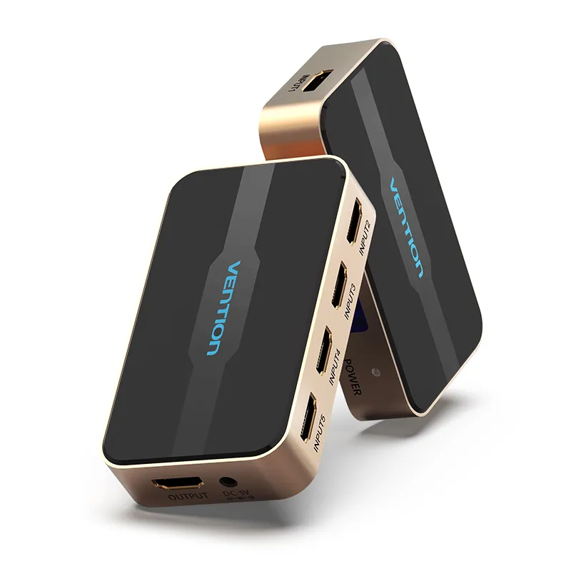 Vention Duplicador HDMI Hembra a HDMI Macho 5x - Color Dorado