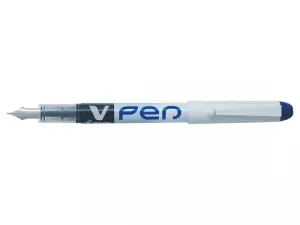 Pilot Pluma Desechable VPEN Cuerpo Blanco y Azul