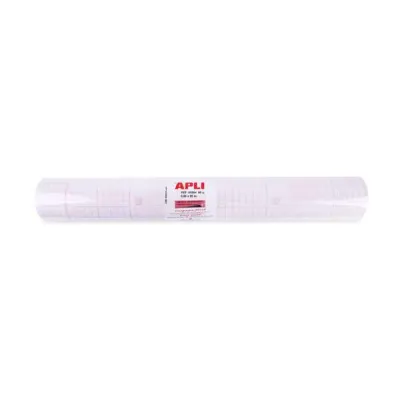Apli Forro Libros Adhesivo Transparente 0,5X20M PP 80 Micras