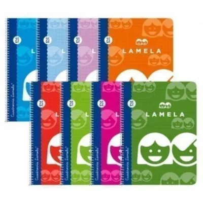 Lamela Cuaderno Espiral 80 Hojas Folio 70gr Cuadrovía 3mm