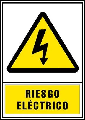 ARCHIVO 2000 SEÑAL "RIESGO ELÉCTRICO" 210X297 PVC AMARILLO