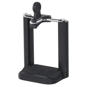 Hama Soporte de Smartphone para Trípode 1/4" - Peso Máx 300g - Ancho 5.5 a 8.2cm - Negro