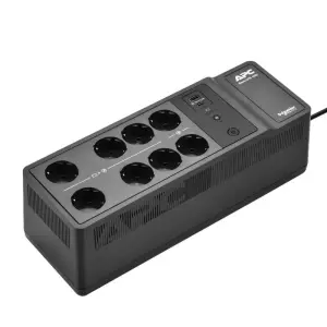 APC Back-UPS 1050VA/600W Montaje en Suelo o Pared, 8 Tomas Schuko 230V, USB-C